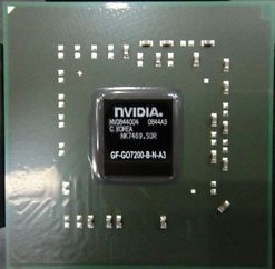nVidia GF-GO7200-B-N-A3 (GeForce Go 7200) Wymiana na nowy, naprawa, lutowanie BGA